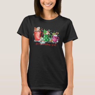 Christmas Coffee Latte Sweets Cozy Winter Holiday  Tシャツ