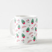 Christmas coffee mug コーヒーマグカップ (正面左)