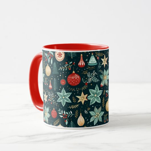 Christmas Coffee Mug マグカップ (正面左)