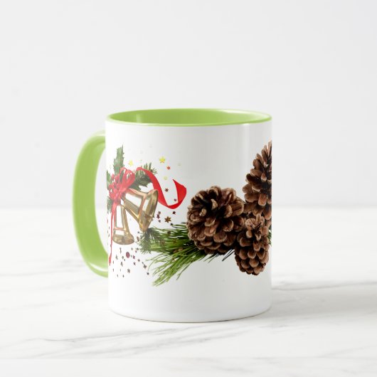 Christmas Coffee Mug マグカップ (正面左)