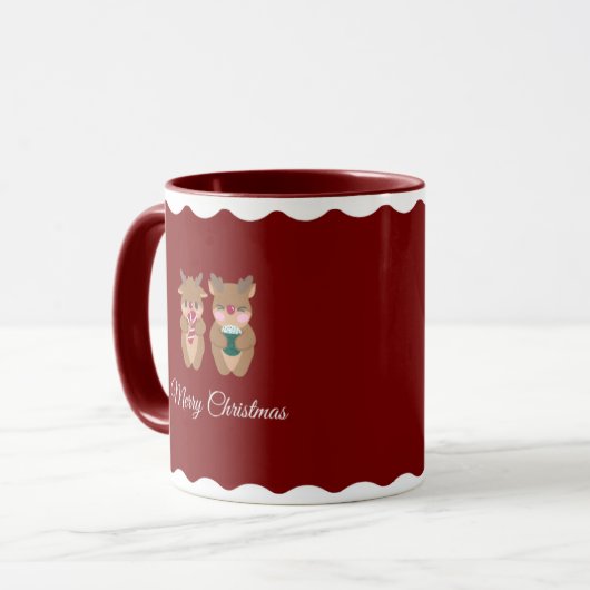 Christmas Coffee Mug マグカップ (正面左)