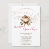Christmas Coffee Stars Open House  招待状 (正面)