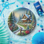 Christmas Collage ペーパープレート (パーティー)