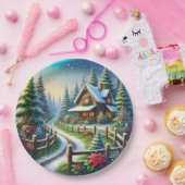 Christmas Collage ペーパープレート (パーティー)