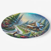 Christmas Collage ペーパープレート (アングル)