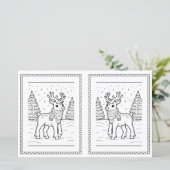 Christmas Coloring Sheet For Kids (スタンド正面)