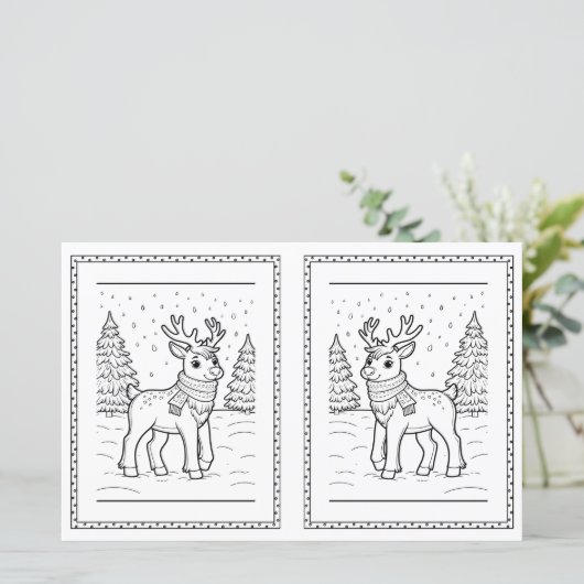 Christmas Coloring Sheet For Kids (スタンド正面)