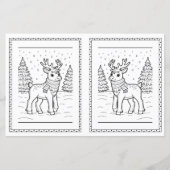 Christmas Coloring Sheet For Kids (正面)