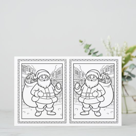 Christmas Coloring Sheet For Kids (スタンド正面)