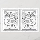 Christmas Coloring Sheet For Kids (正面)