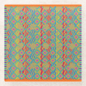 Christmas Colours  ガラスコースター (正面)