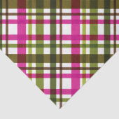 Christmas Colours Plaid Pink Green 薄葉紙 (詳細)