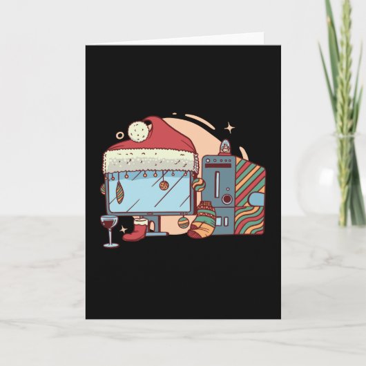 Christmas computer カード (正面)