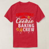 Christmas Cookie Baking Crew Cookie Baking Team Ca Tシャツ (デザイン正面)