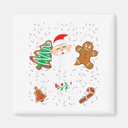 Christmas Cookie Baking Crew Cookie Crew Family Ch マグネット (正面)