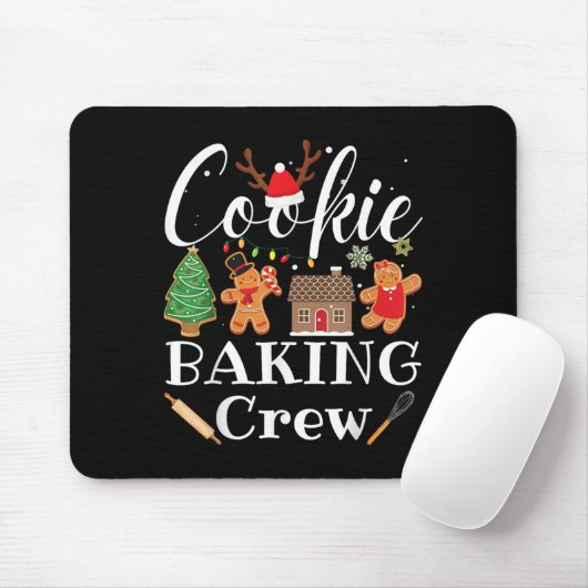 Christmas Cookie Baking Crew Family Baking Team Fu マウスパッド (マウス)