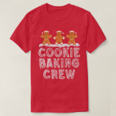 Christmas Cookie Baking Crew Gingerbread Tシャツ (デザイン正面)
