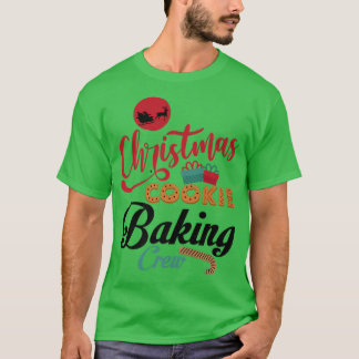 Christmas Cookie Baking Crew Gingerbread Team Sant Tシャツ