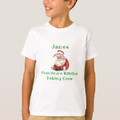 Christmas Cookie Baking Crew Grandmas Kitchen Tシャツ (正面)