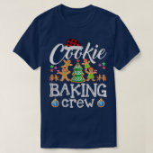 Christmas Cookie Baking Crew Pajama Gingerbread Ch Tシャツ (デザイン正面)