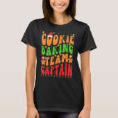 Christmas Cookie Baking Team Captain Gingerbread Tシャツ (正面)