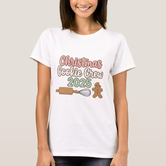 Christmas Cookie Crew 2025 Tシャツ (正面)