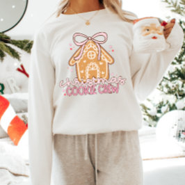 Christmas Cookie Crew pink Coquette スウェットシャツ