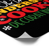 Christmas Cookie Decorating Crew Family  ポスター (角)