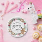 Christmas Cookie Decorating Party ペーパープレート (パーティー)