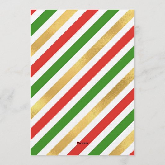 Christmas Cookie Decorating Party 招待状 (裏面)