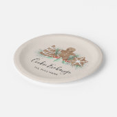 Christmas Cookie Exchange ペーパープレート (アングル)