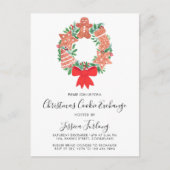 Christmas Cookie Exchange Party インビテーションポストカード (正面)