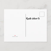 Christmas Cookie Exchange Party インビテーションポストカード (裏面)