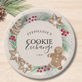 Christmas Cookie Exchange Party  ペーパープレート