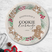 Christmas Cookie Exchange Party  ペーパープレート