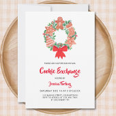 Christmas Cookie Exchange Party 招待状