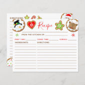 Christmas Cookie Exchange Red and Green Recipe (正面/裏面)