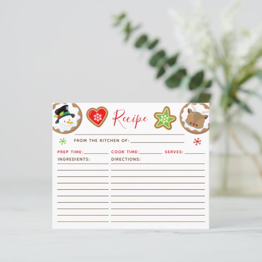 Christmas Cookie Exchange Red and Green Recipe (スタンド正面)