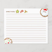 Christmas Cookie Exchange Red and Green Recipe  (裏面)