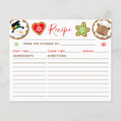 Christmas Cookie Exchange Red and Green Recipe  (正面)