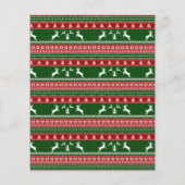 Christmas Cookie Exchange Voting Card Flyer チラシ (裏面)