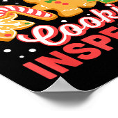Christmas Cookie Inspector Dad  ポスター (角)