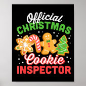 Christmas Cookie Inspector Dad ポスター (正面)