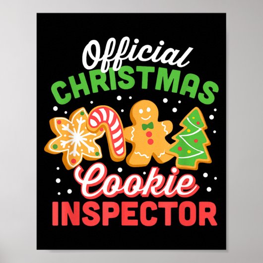 Christmas Cookie Inspector Dad  ポスター (正面)