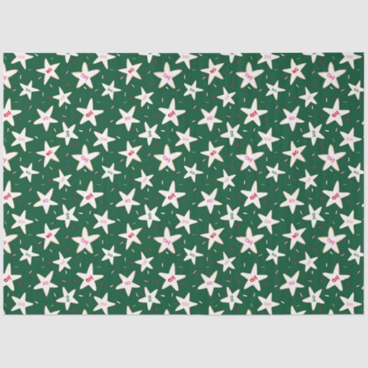 Christmas Cookie Pattern 薄葉紙 (正面)