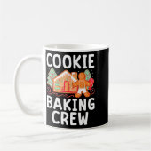 Christmas Cookie Taster Cookie Baking Crew Gingerb コーヒーマグカップ (左)