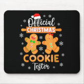 Christmas Cookie Tester Taster Baking Crew Toddle  マウスパッド (正面)