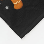 Christmas Cookie Tester Taster Funny Family Baking フリースブランケット (角)