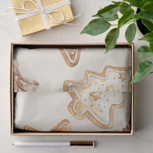 Christmas Cookie Tissue Paper 薄葉紙 (ギフト)
