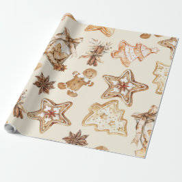 Christmas Cookie Wrapping Paper ラッピングペーパー